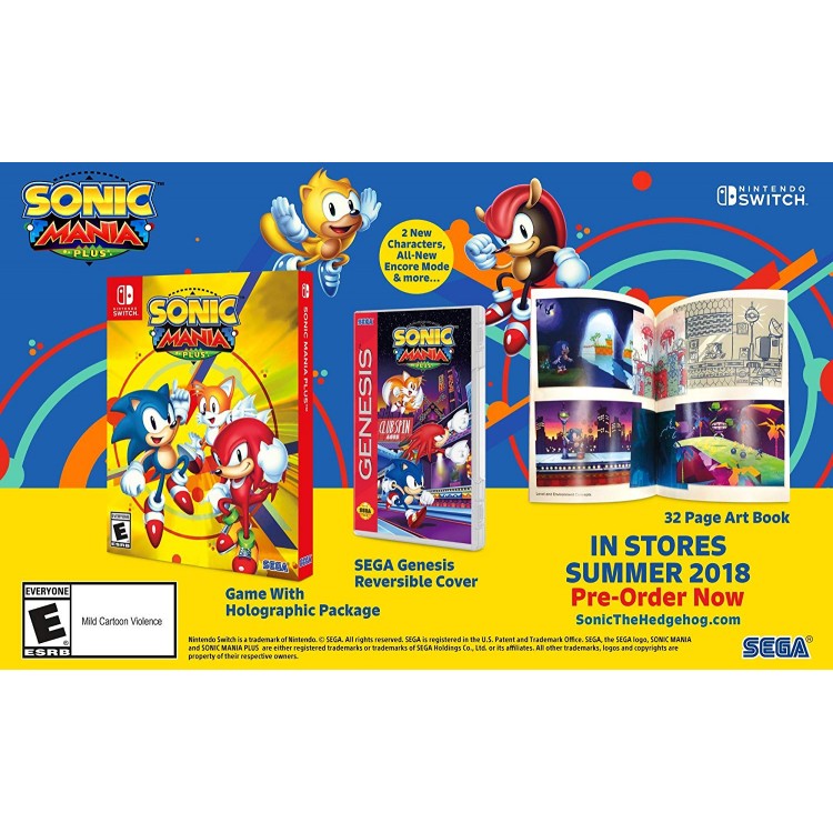 خرید بازی Sonic Mania برای نینتندو سوییچ
